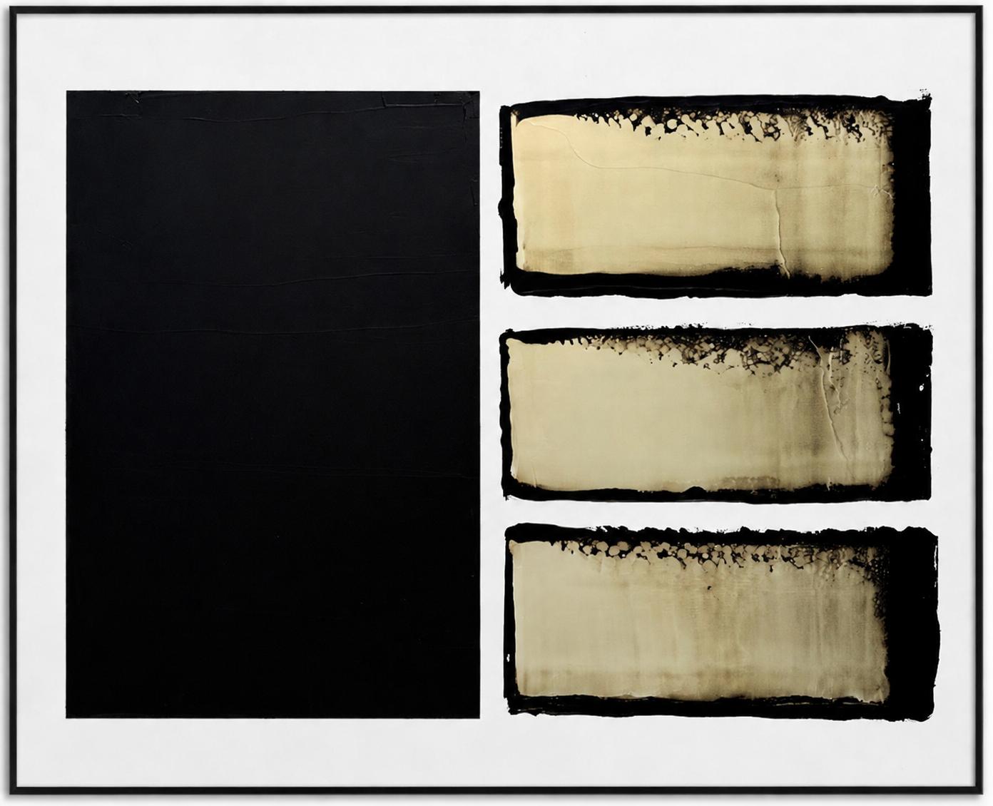 Nacre III: Three Against Black